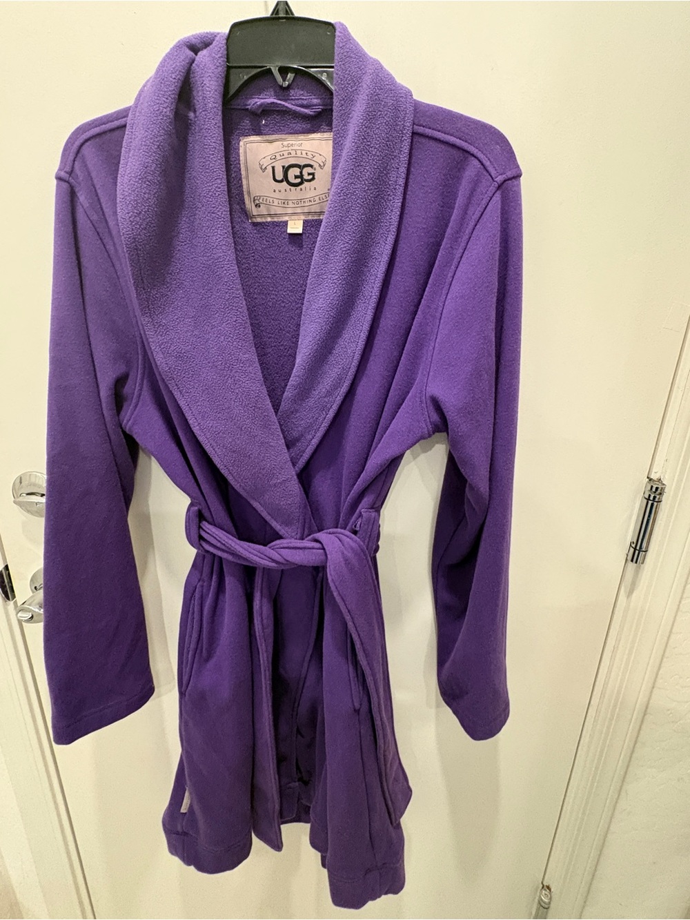 UGG Women's Purple Fleece Robe